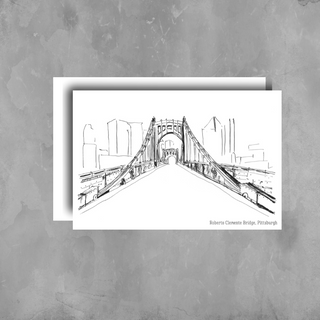 Pittsburgh Bridges Greeting Card - Roots & Wings Candles 