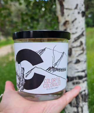 Colorful Colorado Candle: Colorado Collection - Roots & Wings Candles 