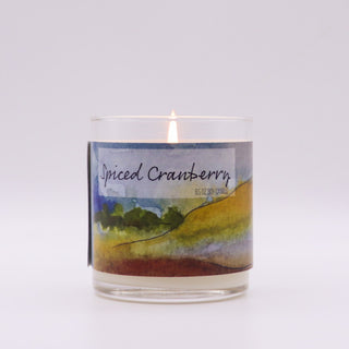 spiced cranberry winter candle
