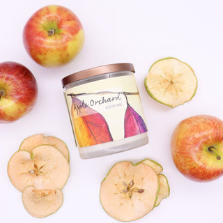 apple orchard fall candle
