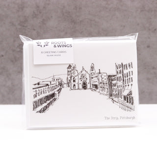 The Strip District Pittsburgh Greeting Card Set - Roots & Wings Candles 