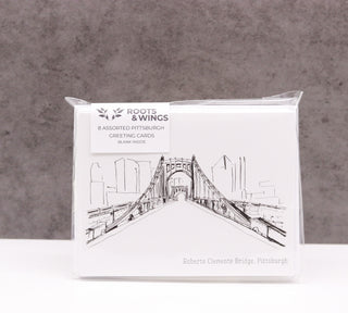 Assorted Pittsburgh Greeting Card Set - Roots & Wings Candles 