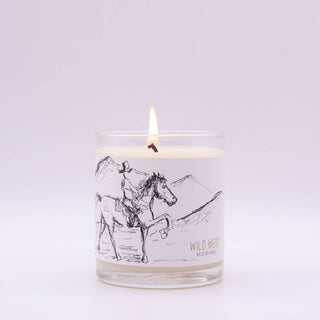 wild west candle 