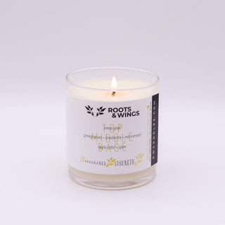 Pomegranate Cider Soy Candle: Fall Candle Collection - Roots & Wings Candles 