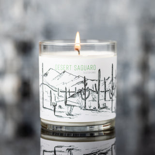 Desert Saguaro Soy Candle: Southwest Collection - Roots & Wings Candles, desert candle
