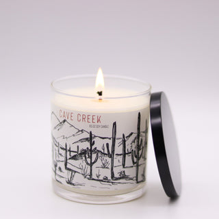 cave creek soy candle roots and wings
