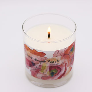 sweet ginger peach spring candle 
