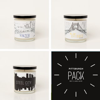 Pittsburgh Pack of Best Sellers - Roots & Wings Candles 