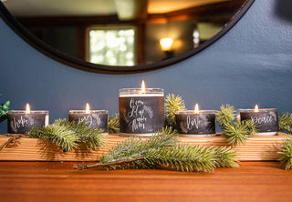 advent christmas candle centerpiece set