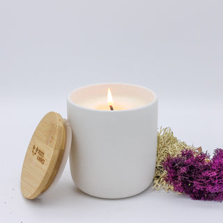 Oakmoss & Amber Soy Candle: Classics Collection - Roots & Wings Candles 