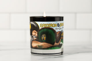 Gridiron & Grass Candle: Champyinz Collection - Roots & Wings Candles 