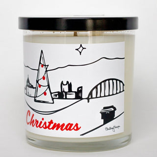 Yinzer Christmas Candle: Holiday Candle Collection - Roots & Wings Candles 