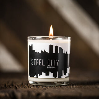 Steel City Soy Candle: Pittsburgh Collection - Roots & Wings Candles 
