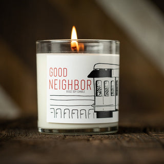 Good Neighbor Soy Candle: Pittsburgh Collection - Roots & Wings Candles , duquesne incline