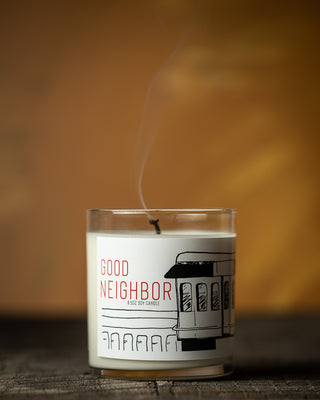Good Neighbor Soy Candle: Pittsburgh Collection - Roots & Wings Candles 