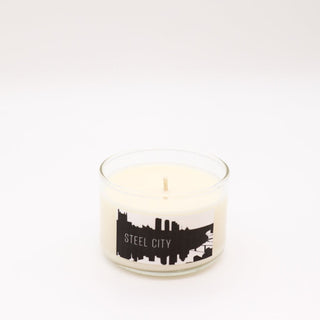 mini steel city candle